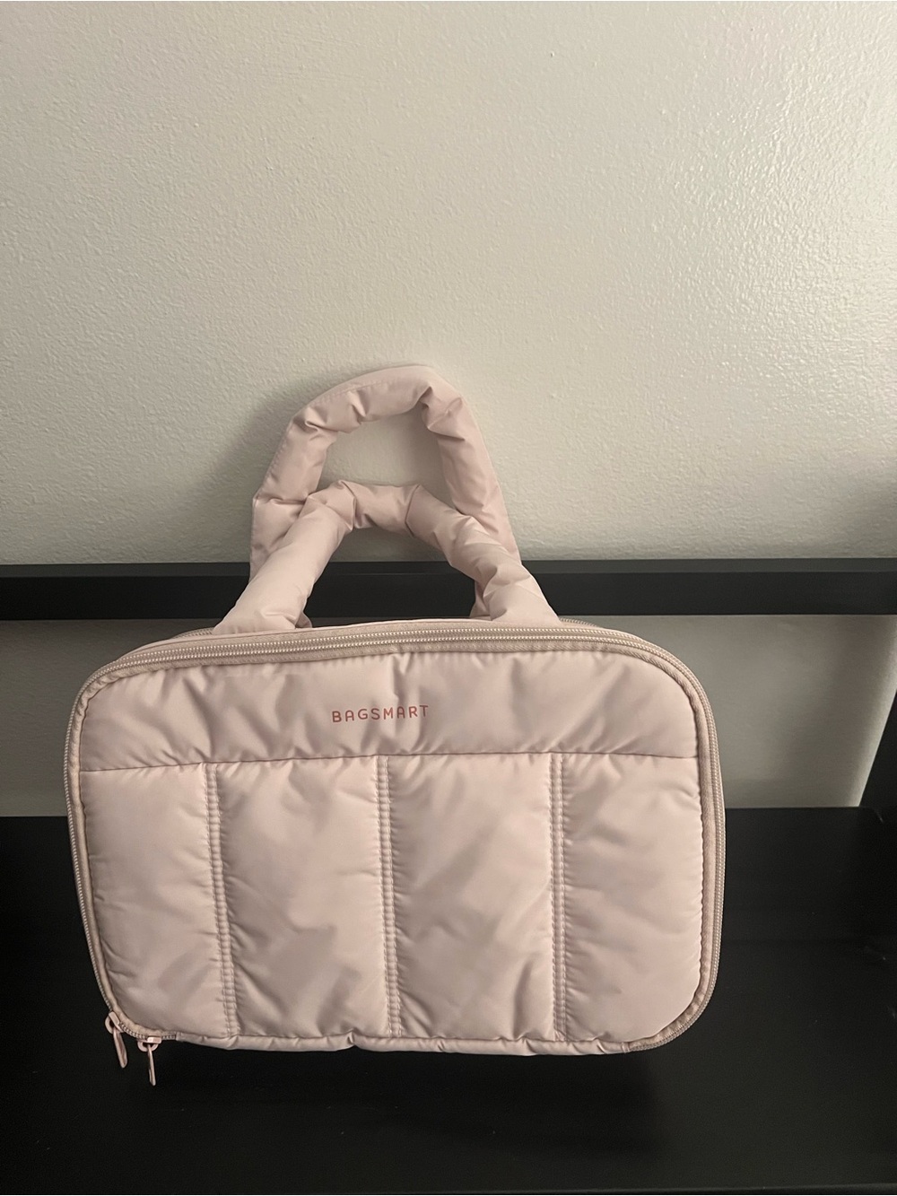 Bagsmart Travel Cosmetic Bag - Light Pink